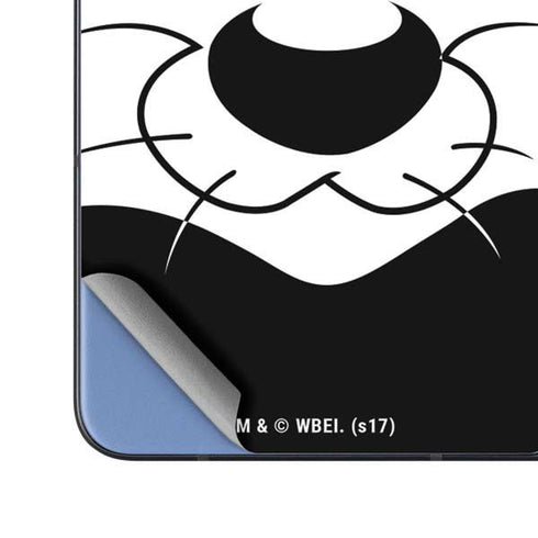 Looney Tunes Sylvester the Cat Black and White Galaxy Z Fold5 5G Skin